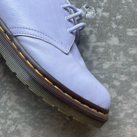 Doc Martens 3 Eyed Oxfords Leather Shoes Lavender 23722 Unisex Size 6 UK / 8 US - Picture 5 of 7